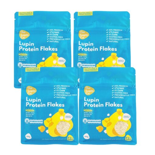 Lupin Flakes 400gm 4-pack vegan-flakes